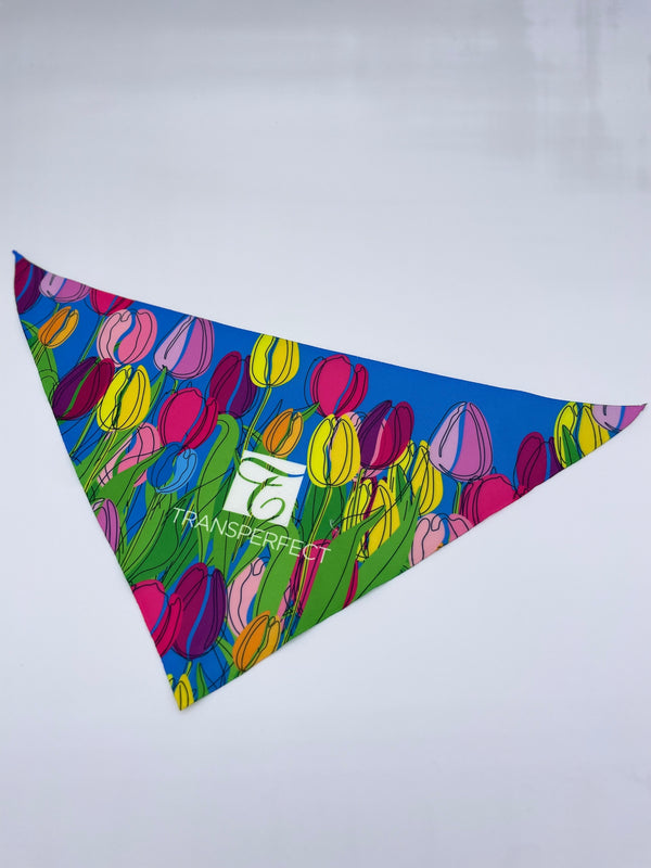 TransPerfect Tulip Pet Bandana (add-on item)