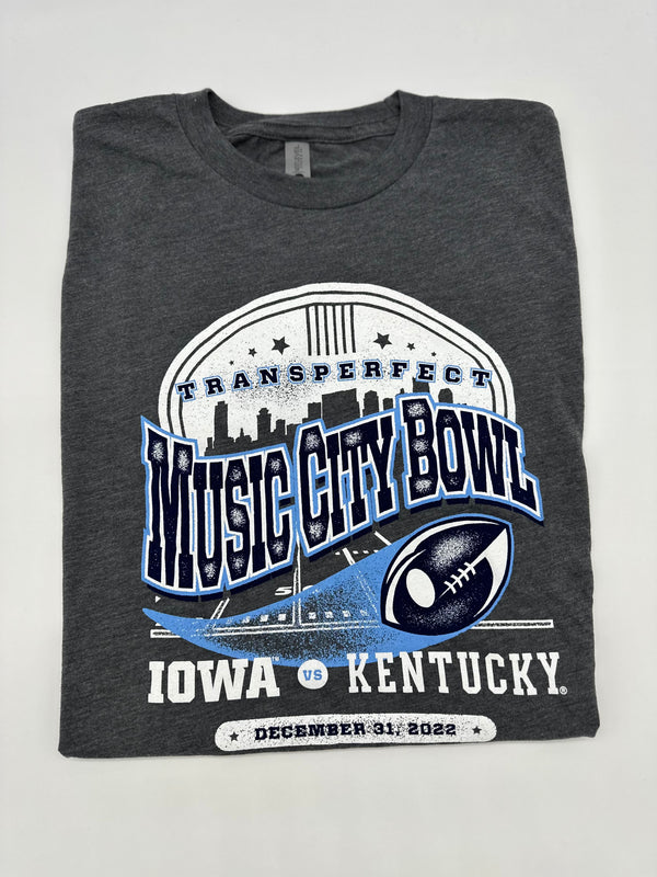 MCB Grey Short-Sleeve Crew Neck, Iowa vs. Kentucky T-Shirt Men's