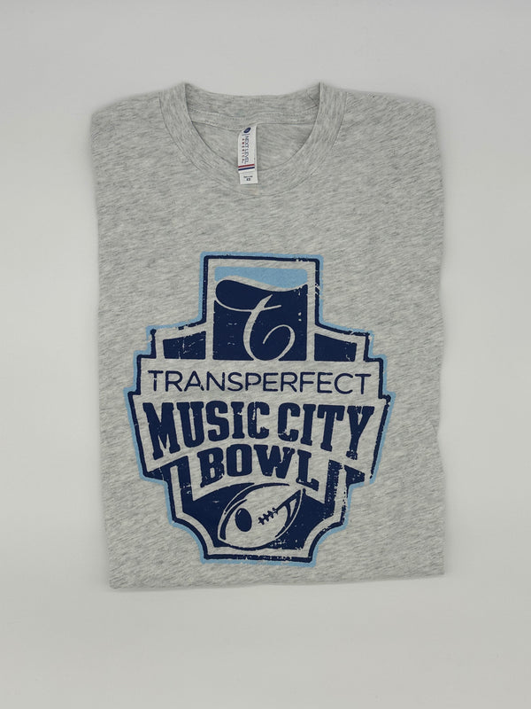 Light Grey Music City Bowl Adult T-Shirt