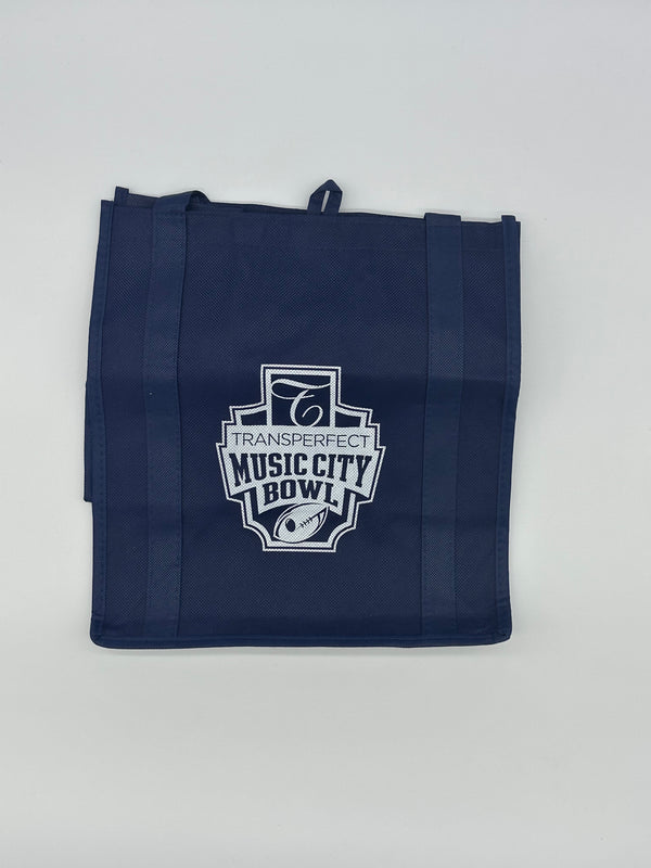 Navy Blue Music City Bowl Branded Shopping Tote (add-on item)