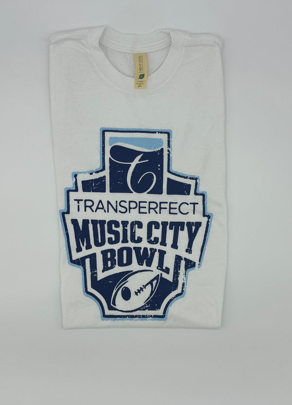 White Music City Bowl Kids T Shirt